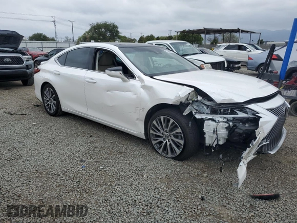 2021 Lexus ES 350 with VIN 58ADZ1B15MU098190, listed as a Copart auction lot 55865655 with 42,981 mi miles and Salvage Title. Bid and sale history available at DreamBid. Image 4.