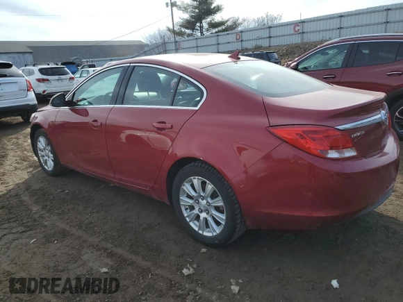 2013 Buick Regal with VIN 2G4GR5ERXD9215501, listed as a Copart auction lot 42006994 with 48,385 mi miles and Salvage Title. Bid and sale history available at carsss.com. Image 2.