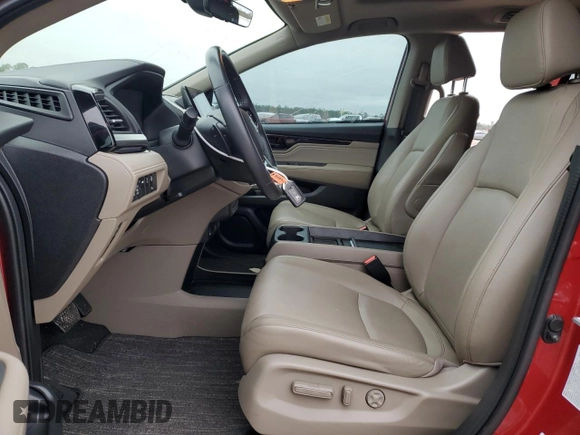 2022 Honda Odyssey Touring with VIN 5FNRL6H84NB025374, listed as a Copart auction lot 44528645 with 47,460 mi miles and Salvage Title. Bid and sale history available at DreamBid. Image 7.