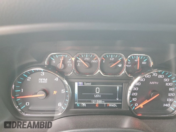 2018 Chevrolet Silverado 1500 LT with VIN 1GCRCREH3JZ172960, listed as a Copart auction lot 45530455 with 121,588 mi miles and Salvage Title. Bid and sale history available at DreamBid. Image 9.