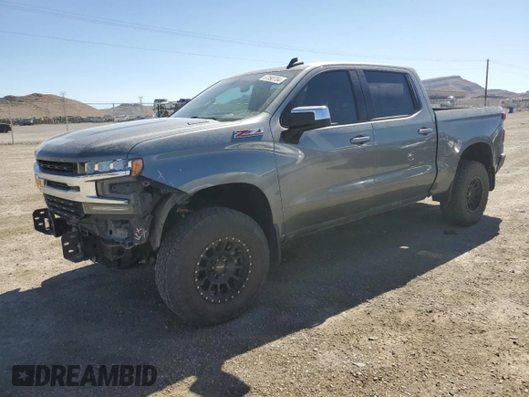 2021 Chevrolet Silverado 1500 LT with VIN 3GCUYDET0MG163866, listed as a Copart auction lot 67093704 with 59,929 mi miles and Salvage Title. Bid and sale history available at carsss.com. Image 1.