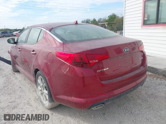 2013 Kia Optima EX with VIN 5XXGN4A78DG237164, listed as a IAAI auction lot 40764476 with 100,514 mi miles and . Bid and sale history available at DreamBid. Image 3.