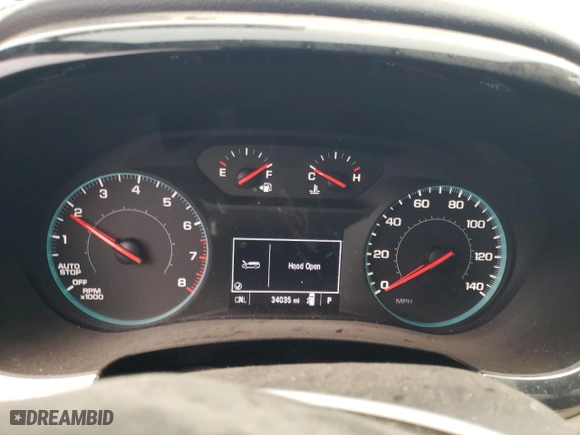 2023 Chevrolet Traverse LS with VIN 1GNERFKW4PJ169045, listed as a Copart auction lot 44637315 with 34,035 mi miles and Salvage Title. Bid and sale history available at carsss.com. Image 9.