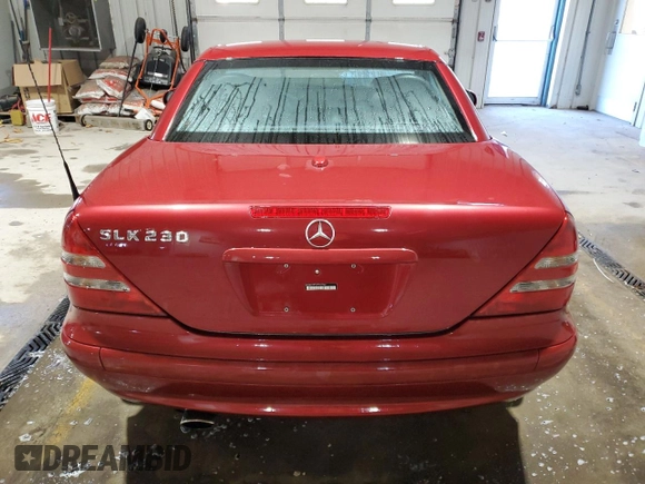 2002 Mercedes-Benz SLK-Class 2.3L Kompressor with VIN WDBKK49F22F262764, listed as a Copart auction lot 82960454 with 108,983 mi miles and Salvage Title. Bid and sale history available at carsss.com. Image 6.