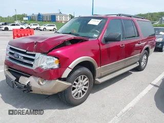 2014 Ford Expedition Max XLT with VIN 1FMJK1J53EEF38857, listed as a IAAI auction lot 42108706 with 166,498 mi miles and . Bid and sale history available at DreamBid. Image 2.
