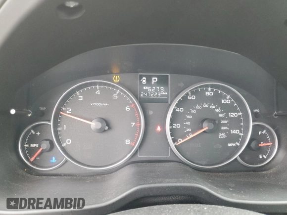 2013 Subaru Legacy Premium with VIN 4S3BMBG6XD3009506, listed as a Copart auction lot 53703915 with 247,223 mi miles and Salvage title. Bid and sale history available at DreamBid. Image 9.