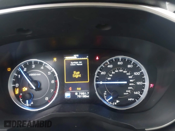 2019 Subaru Ascent Limited with VIN 4S4WMAPD2K3483369, listed as a IAAI auction lot 41167195 with 76,198 mi miles and . Bid and sale history available at DreamBid. Image 7.