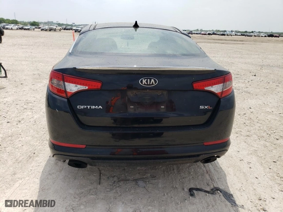 2013 Kia Optima SX with VIN 5XXGR4A63DG174647, listed as a Copart auction lot 51687705 with 0 mi miles and Clean Title. Bid and sale history available at carsss.com. Image 6.