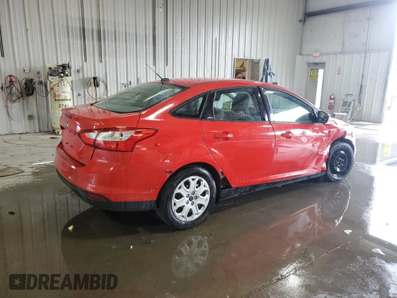 2012 Ford Focus SE with VIN 1FAHP3F23CL335416, listed as a Copart auction lot 60038865 with 147,980 mi miles and Salvage title. Bid and sale history available at DreamBid. Image 3.