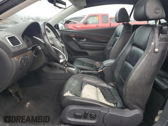 2007 Volkswagen Eos 2.0T with VIN WVWFA71F77V040141, listed as a Copart auction lot 85466314 with 96,520 mi miles and Salvage Title. Bid and sale history available at DreamBid. Image 7.