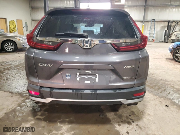 2020 Honda CR-V Touring with VIN 2HKRW2H9XLH626490, listed as a Copart auction lot 48414165 with 0 mi miles and Salvage Title. Bid and sale history available at carsss.com. Image 6.