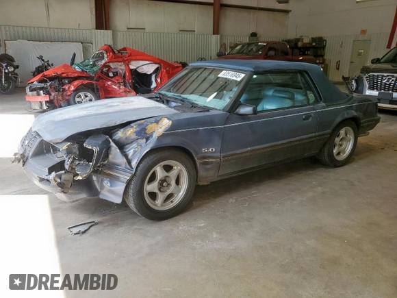 1983 Ford Mustang GT with VIN 1FABP27F8DF158802, listed as a Copart auction lot 63516945 with 3,424 mi miles and Salvage title. Bid and sale history available at DreamBid. Image 1.
