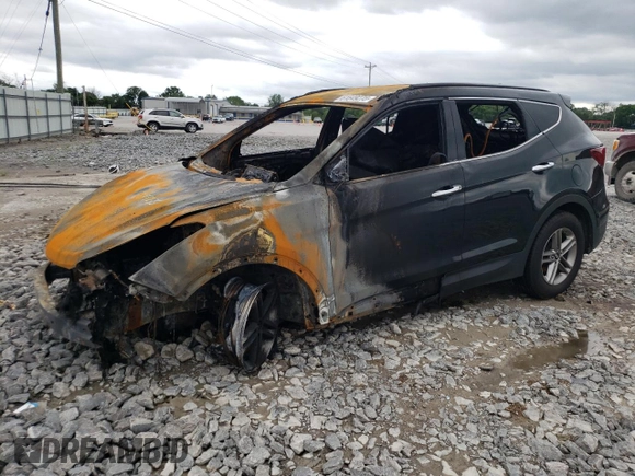 2017 Hyundai Santa Fe 2.4L with VIN 5NMZU3LB1HH029044, listed as a Copart auction lot 61649275 with Not provided miles and Non repairable. Bid and sale history available at DreamBid. Image 1.
