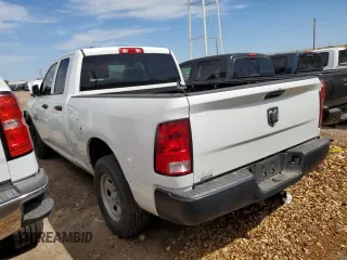 2021 Ram 1500 Tradesman z VIN 1C6RR6FG7MS517771, wystawiony jako Copart lot #45720755 z przebiegiem 57 873 mil mil oraz Szkoda całkowita • Salvage title. Historia ofert i sprzedaży dostępna na DreamBid. Obrazek 2.