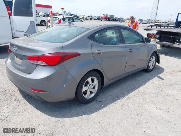 2014 Hyundai Elantra Limited with VIN 5NPDH4AEXEH525265, listed as a IAAI auction lot 42022395 with 173,561 mi miles. Bid and sale history available at carsss.com. Image 4.