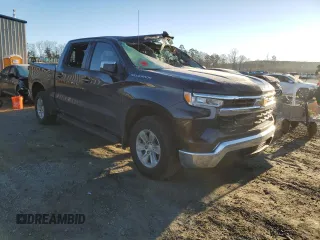 2023 Chevrolet Silverado 1500 LT with VIN 3GCPACEK8PG256190, listed as a Copart auction lot 88554125 with Not Provided miles and Salvage Title. Bid and sale history available at DreamBid. Image 4.
