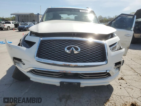 2020 Infiniti QX80 Luxe z VIN JN8AZ2NE2L9252153, wystawiony jako Copart lot #52533615 z przebiegiem 74 577 mil mil oraz Szkoda całkowita • Salvage title. Historia ofert i sprzedaży dostępna na DreamBid. Obrazek 5.