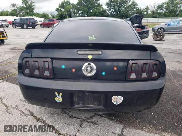 2008 Ford Mustang Deluxe with VIN 1ZVHT80N585146782, listed as a Copart auction lot 60792295 with Not provided miles and Salvage title. Bid and sale history available at DreamBid. Image 6.