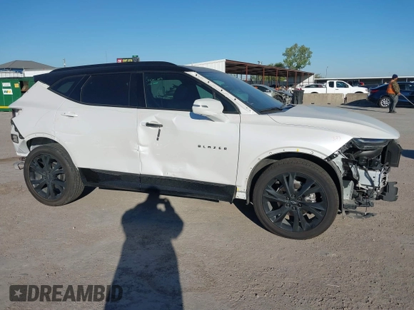 2022 Chevrolet Blazer RS с VIN 3GNKBERS2NS158531, выставлен на аукционе IAAI как лот 40607904 с пробегом 23 777 миль миль и . История ставок и продаж доступна на DreamBid. Изображение 6.
