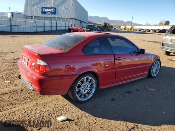 2004 BMW 3 Series 330Ci with VIN WBABD53434PD97550, listed as a Copart auction lot 88313395 with 174,839 mi miles and Salvage Title. Bid and sale history available at carsss.com. Image 3.