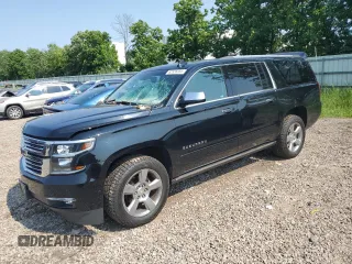 2018 Chevrolet Suburban Premier with VIN 1GNSKJKC7JR193607, listed as a Copart auction lot 62926055 with 69,777 mi miles and Salvage title. Bid and sale history available at DreamBid. Image 1.