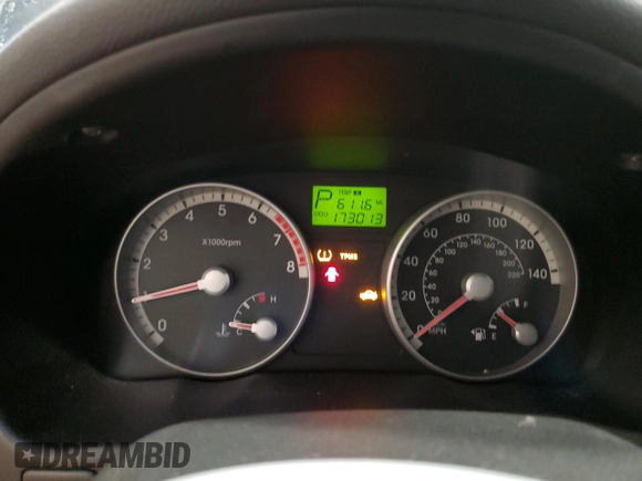 2008 Hyundai Accent SE with VIN KMHCN36C88U070184, listed as a Copart auction lot 83208594 with 173,013 mi miles and Non Repairable. Bid and sale history available at carsss.com. Image 9.