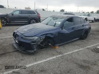 2022 BMW M3 Competition xDrive with VIN WBS43AY00NFM14007, listed as a Copart auction lot 62390405 with 20,668 mi miles and Salvage title. Bid and sale history available at DreamBid. Image 1.