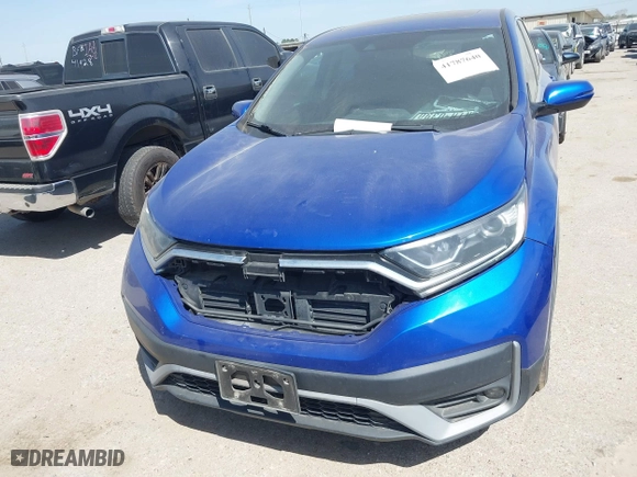 2020 Honda CR-V EX with VIN 7FARW1H59LE005641, listed as a IAAI auction lot 41787640 with 46,615 mi miles. Bid and sale history available at carsss.com. Image 12.