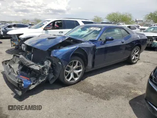 2015 Dodge Challenger SXT Plus with VIN 2C3CDZBG6FH705832, listed as a Copart auction lot 59629845 with 97,755 mi miles and Salvage title. Bid and sale history available at DreamBid. Image 1.