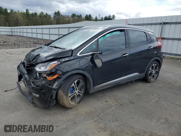 2018 Chevrolet Bolt EV Premier with VIN 1G1FX6S09J4122445, listed as a Copart auction lot 55230635 with 33,569 mi miles and Salvage title. Bid and sale history available at DreamBid. Image 1.