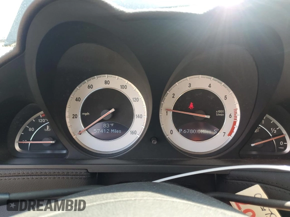 2009 Mercedes-Benz SL 550 with VIN WDBSK71F79F146967, listed as a Copart auction lot 62679494 with 57,412 mi miles and Salvage title. Bid and sale history available at DreamBid. Image 9.