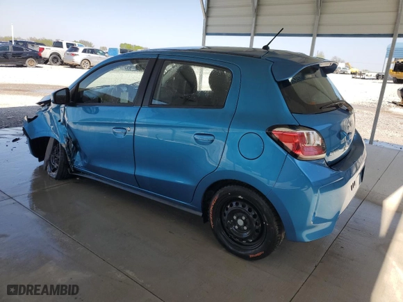 2024 Mitsubishi Mirage ES with VIN ML32AUHJ9RH019464, listed as a Copart auction lot 52138365 with 11,666 mi miles and Salvage Title. Bid and sale history available at carsss.com. Image 2.