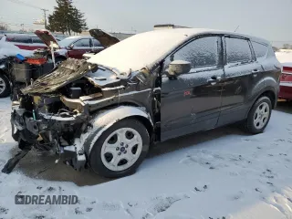 2017 Ford Escape S with VIN 1FMCU0F78HUB28010, listed as a Copart auction lot 45933915 with 86,505 mi miles and Salvage Title. Bid and sale history available at carsss.com. Image 1.