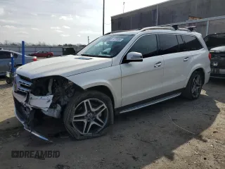 2019 Mercedes-Benz GLS 550 with VIN 4JGDF7DE0KB222488, listed as a Copart auction lot 44737695 with 86,977 mi miles and Salvage Title. Bid and sale history available at DreamBid. Image 1.