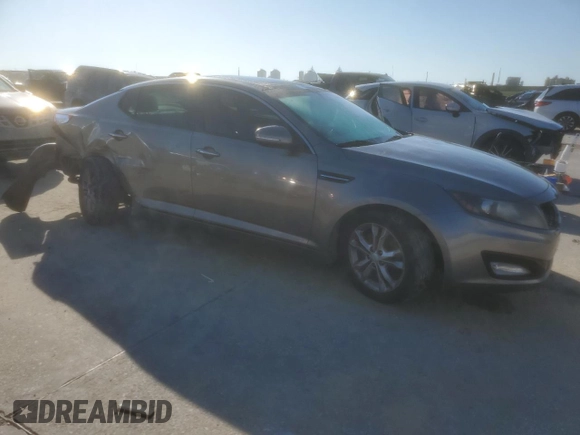 2013 Kia Optima EX with VIN 5XXGN4A7XDG243970, listed as a Copart auction lot 56754385 with 191,010 mi miles and Salvage title. Bid and sale history available at DreamBid. Image 4.