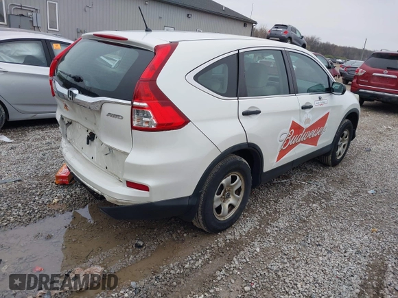 2016 Honda CR-V LX with VIN 5J6RM4H32GL002286, listed as a IAAI auction lot 42017263 with 186,190 mi miles. Bid and sale history available at carsss.com. Image 4.