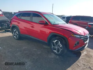 2023 Hyundai Tucson SEL z VIN 5NMJFCAE1PH248301, wystawiony jako IAAI lot #41969468 z przebiegiem 7 459 mil mil oraz . Historia ofert i sprzedaży dostępna na DreamBid. Obrazek 1.