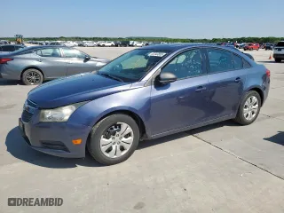 2013 Chevrolet Cruze LS with VIN 1G1PA5SH5D7293928, listed as a Copart auction lot 52343865 with 125,228 mi miles and Clean Title. Bid and sale history available at carsss.com. Image 1.