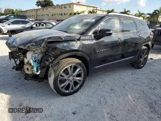 2022 Chevrolet Blazer Premier z VIN 3GNKBFRS6NS144279, wystawiony jako Copart lot #87977865 z przebiegiem 55 545 mil mil oraz Szkoda całkowita • Salvage title. Historia ofert i sprzedaży dostępna na DreamBid. Obrazek 1.