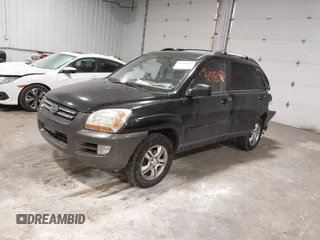 2008 Kia Sportage LX with VIN KNDJE723387535641, listed as a IAAI auction lot 41348580 with 184,430 mi miles. Bid and sale history available at carsss.com. Image 17.
