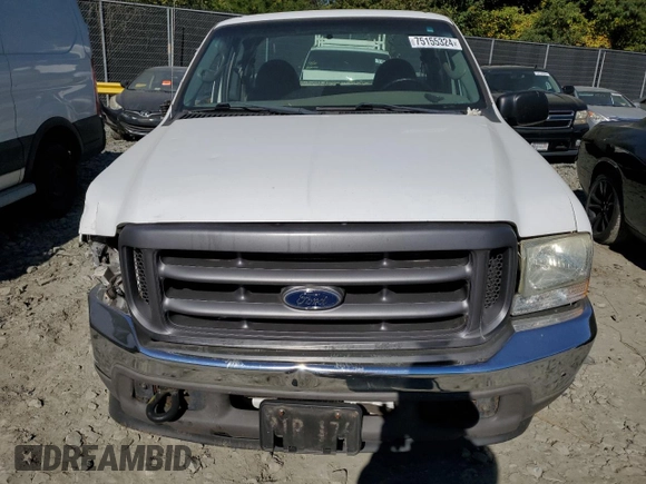 2004 Ford Super Duty F-250 XL with VIN 1FTNX20L14EB23953, listed as a Copart auction lot 75155324 with 140,379 mi miles and Salvage Title. Bid and sale history available at carsss.com. Image 5.