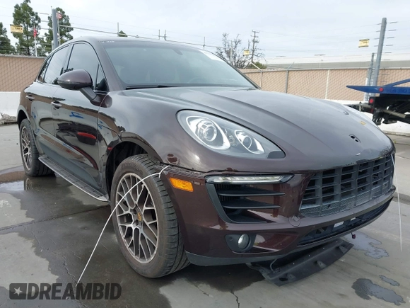 2015 Porsche Macan S with VIN WP1AB2A51FLB66506, listed as a IAAI auction lot 41735847 with 91,690 mi miles. Bid and sale history available at carsss.com. Image 1.