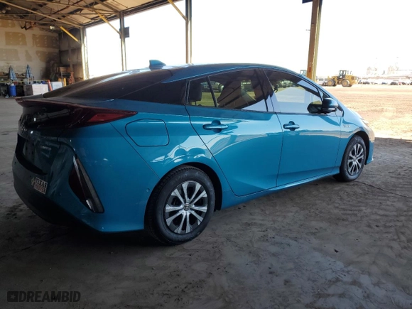 2020 Toyota Prius Prime LE with VIN JTDKARFP3L3127648, listed as a Copart auction lot 46865235 with 51,342 mi miles and Salvage Title. Bid and sale history available at carsss.com. Image 3.