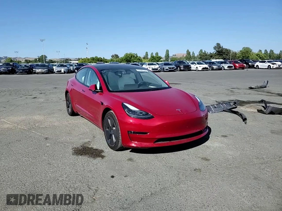 2023 Tesla Model 3 z VIN 5YJ3E1EA3PF645825, wystawiony jako Copart lot #57907795 z przebiegiem 18 810 mil mil oraz Szkoda całkowita • Salvage title. Historia ofert i sprzedaży dostępna na DreamBid. Obrazek 13.