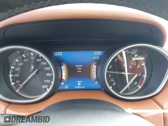2019 Maserati Levante S with VIN ZN661YUS1KX318915, listed as a IAAI auction lot 41949952 with 74,355 mi miles. Bid and sale history available at carsss.com. Image 7.