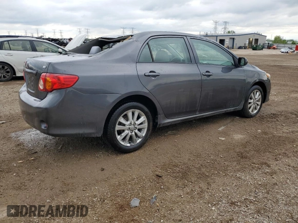 2010 Toyota Corolla with VIN 1NXBU4EE6AZ168403, listed as a Copart auction lot 58733185 with 158,599 mi miles and Salvage title. Bid and sale history available at DreamBid. Image 3.