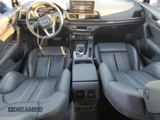 2023 Audi Q5 S line Premium Plus with VIN WA1EABFY0P2092988, listed as a Copart auction lot 41808045 with 30,750 mi miles and Salvage Title. Bid and sale history available at DreamBid. Image 8.