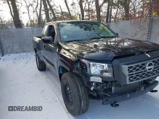 2022 Nissan Frontier S with VIN 1N6ED1CMXNN647043, listed as a IAAI auction lot 41410487 with 20,463 mi miles and . Bid and sale history available at DreamBid. Image 1.