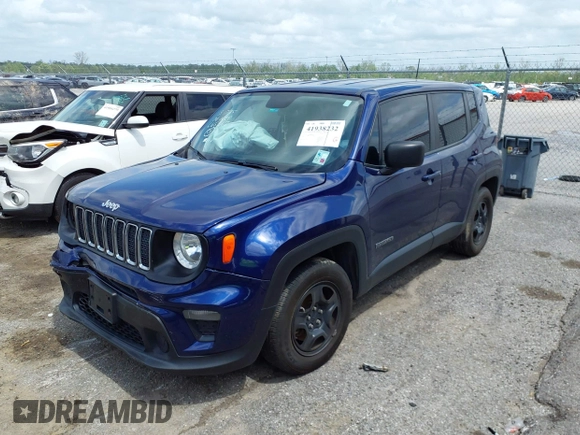 2020 Jeep Renegade Jeepster z VIN ZACNJAAB8LPL65367, wystawiony jako IAAI lot #41938232 z przebiegiem 100 177 mil mil oraz . Historia ofert i sprzedaży dostępna na DreamBid. Obrazek 17.