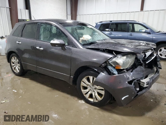 2010 Acura RDX with VIN 5J8TB1H28AA001249, listed as a Copart auction lot 84343714 with 202,305 mi miles and Salvage Title. Bid and sale history available at carsss.com. Image 4.